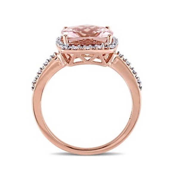 Jewelry - 18K Rose Gold Filled With 4.25ct Morganite Ring